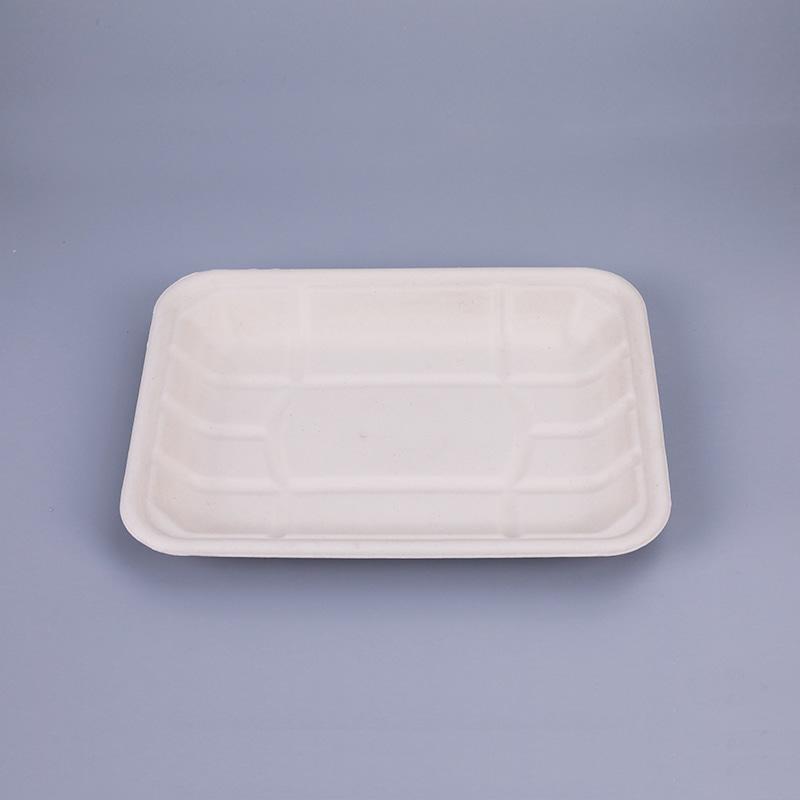 Cane pulp tray